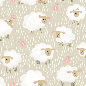 Cute Fluffy Sheep