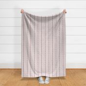 MVDL - Funky Art Deco Stripes with Minimalist Background in Mauve Blush and White