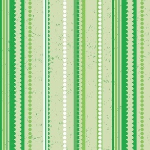 Nutty Stripes - Shades of La Palma Green  (TBS207b3)