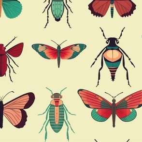 Mid-century Insect Medley