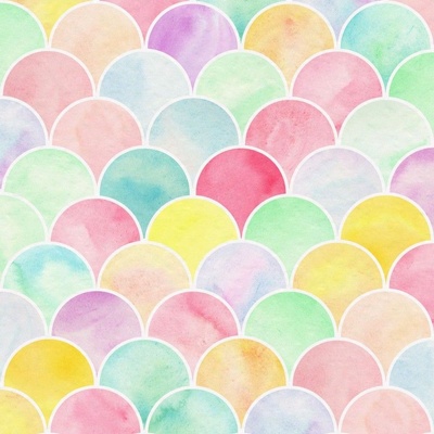 Abstract pastel watercolor background. Rainbow watercolour pattern