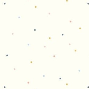 Confetti Dots on White