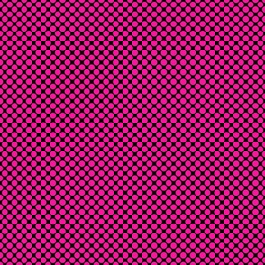 Big Pink Polka Dots || classic geometric shapes circles (medium)