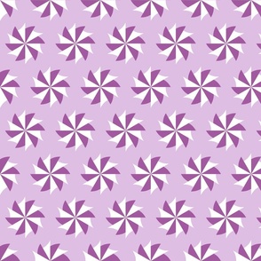 Purple and White Pin Wheel/ medium