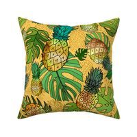 Tumbling Pineapples (Yellow large scale) 