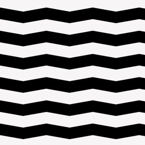Take me to the movies - fashion texture geometric zigzag ivory black