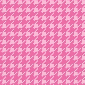Take me to the movies - Pied de poule basic houndstooth french fashion texture pink