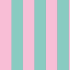 Take me to the movies - fashion texture geometric basic stripes plaid design pastel pink minty blue