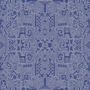 Primitive indigo denim blue abstract