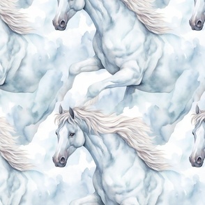 Dream Horses in the Clouds