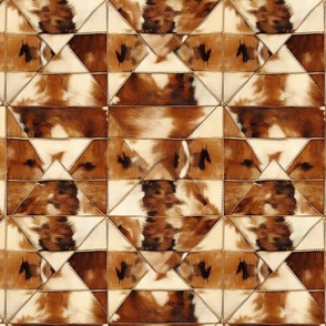 Cowhide Quilt