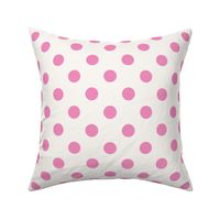 Barbiecore Pink Polka Dots, Large Scale