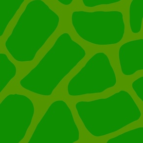 48x48  animal print green leaf on cucumber green monochromatic