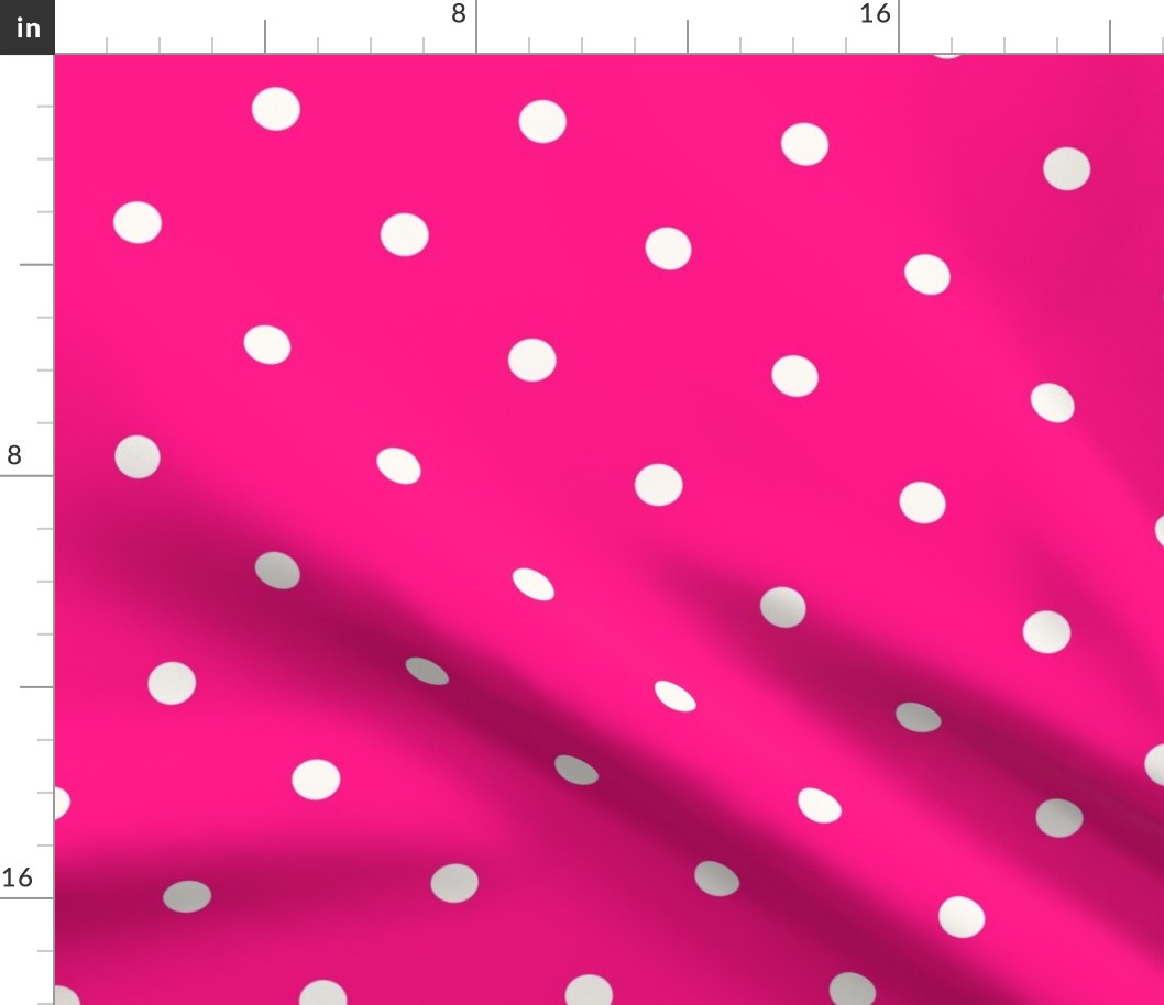 Barbie Pink Polka Dots, Large Scale 