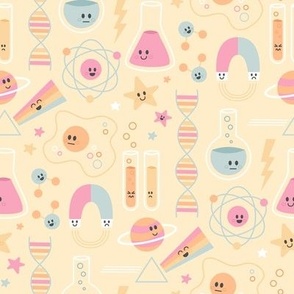 Super Cute Science! (Light yellow)