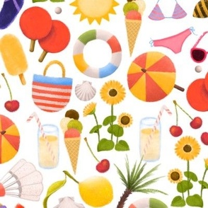 Summer Holiday Beach Pattern