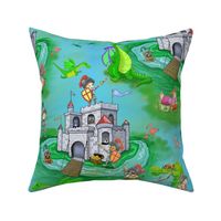 Mystical Castle of Dragons, Reepicheep, Raccoon Warriors and Princesses