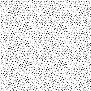 small dots black and white