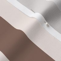 chocolate big stripes - FABRIC