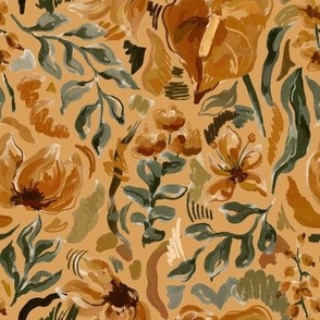 Rustle of Flowers - Warm Floral