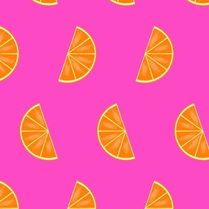 Oranges on Hot Pink copy