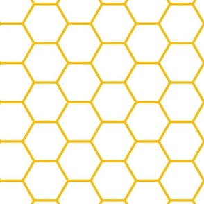 honeycomb hexagon grid on white normal scale