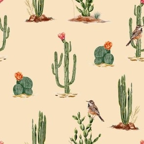 Wild West Watercolor - Cactus