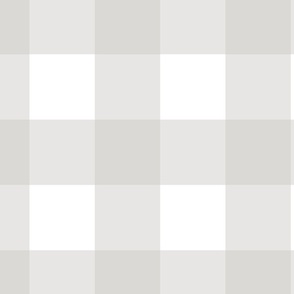 4" Swedish Gingham - Warm Gray- Wallpaper