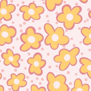 Sunshine Blossoms (24") - pink, yellow