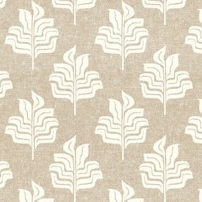 (small scale) Modern Botanical - Tropical Leaves - home decor - neutral - LAD23