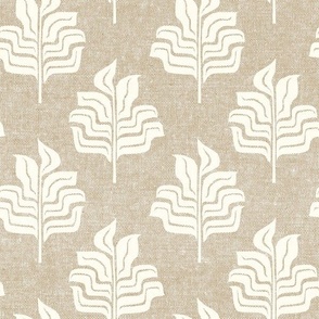 Modern Botanical - Tropical Leaves - home decor - neutral - LAD23