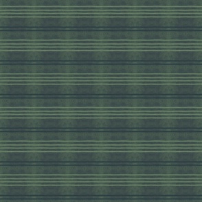 Fern Forest Stripes -green and teal stripes on teal texture (small scale)