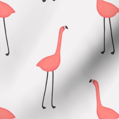 Cute Flamingos / Pink Flamingos / Flamingo Kids Bedding and Wallpaper