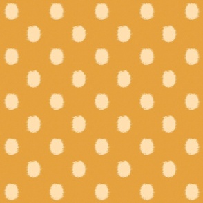 Dots - carrot yellow