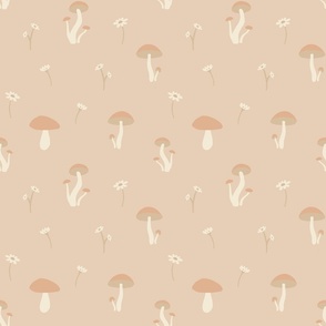 Cute pink mushrooms
