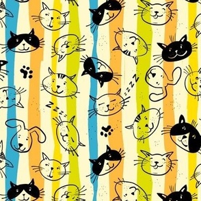 meowzzz - cute cats and happy stripes