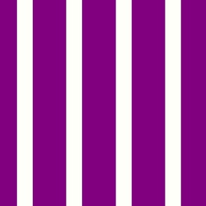 deep purple and white stripe / small