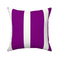 deep purple and white stripe / medium