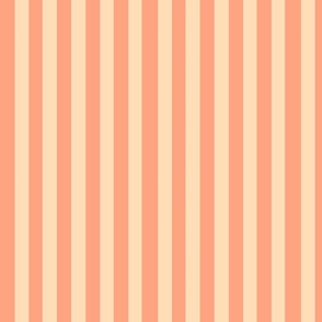 Organic Stripe - Peaches | 8 inch