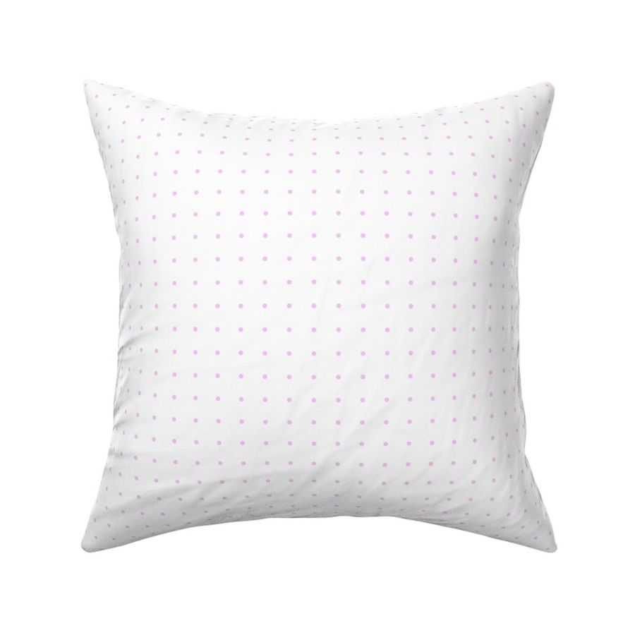 light purple polka / small