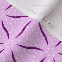 Purple Polka Trellis/  medium