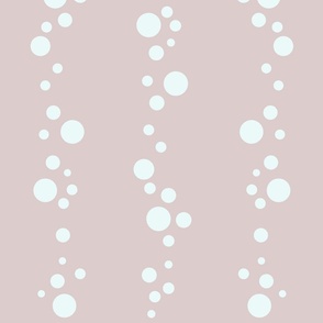 Air  bubbles under the sea rising on pink blush large