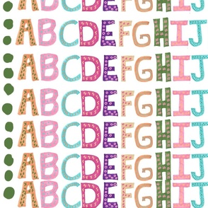 Kid's Alphabet Sheets