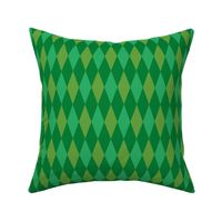 Retro Harlequin - Green