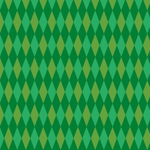 Retro Harlequin - Green