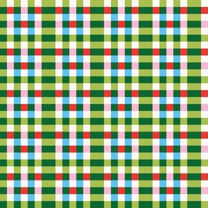 Checkerboard Plaid - Multi-color