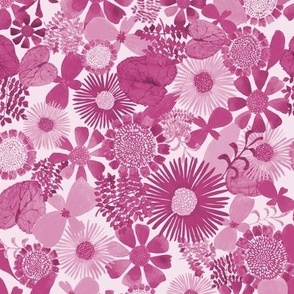 FLOWER PUFF TONAL PINK SMALL