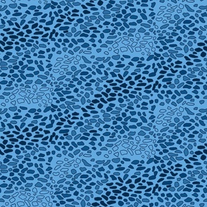 Sea of Rocks in Monochromatic -Marine Blue