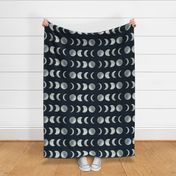 crescent moon, celestial, witchcraft, magic, dark, moon phases, full moon