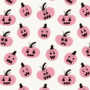 halloween, pumpkin, jack o lantern, spooky, pink